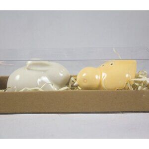 Hallmark Bunny and Chick Salt and Pepper Shaker Set Easter New w/Packaging